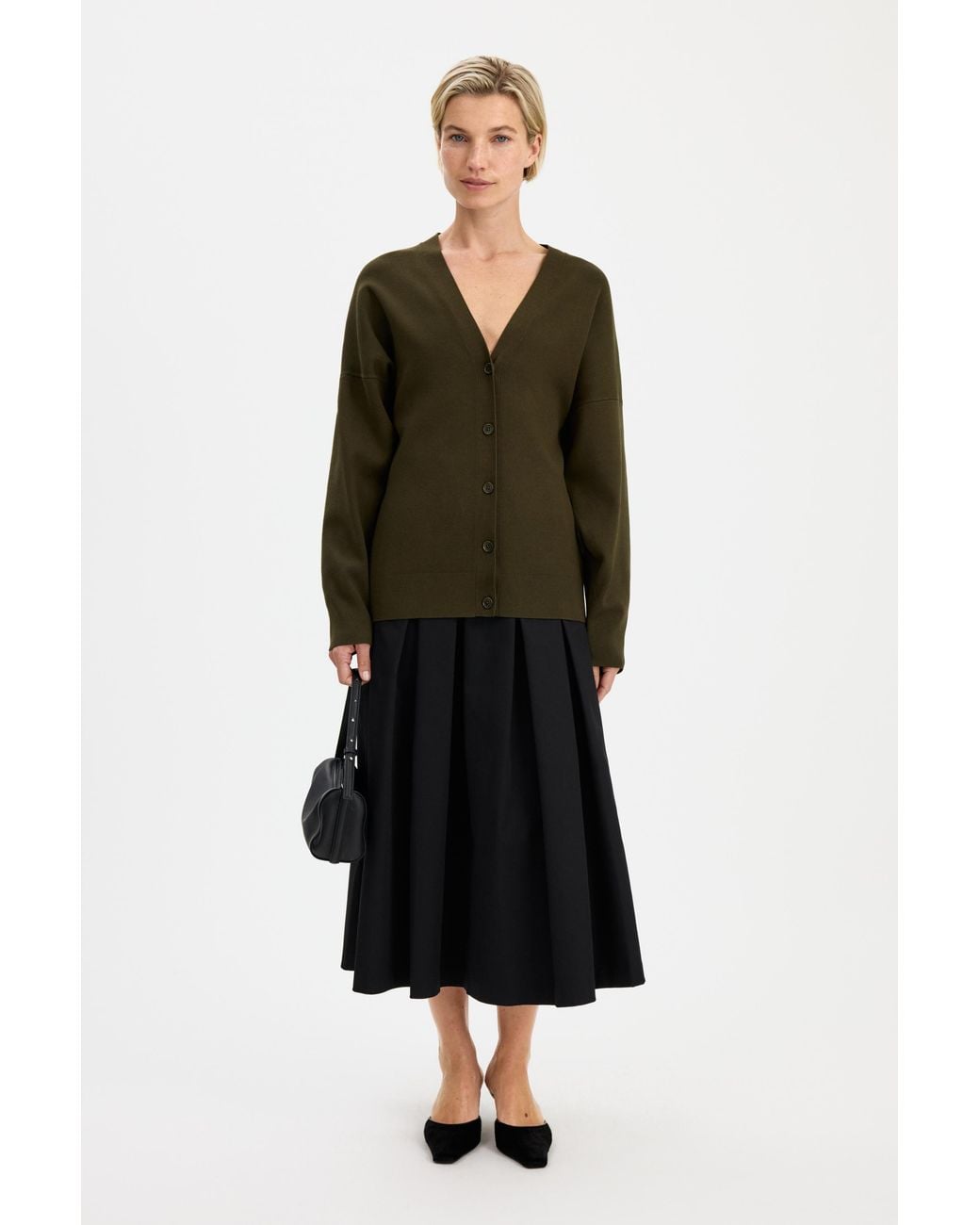 Filippa K Green Hourglass Cardigan