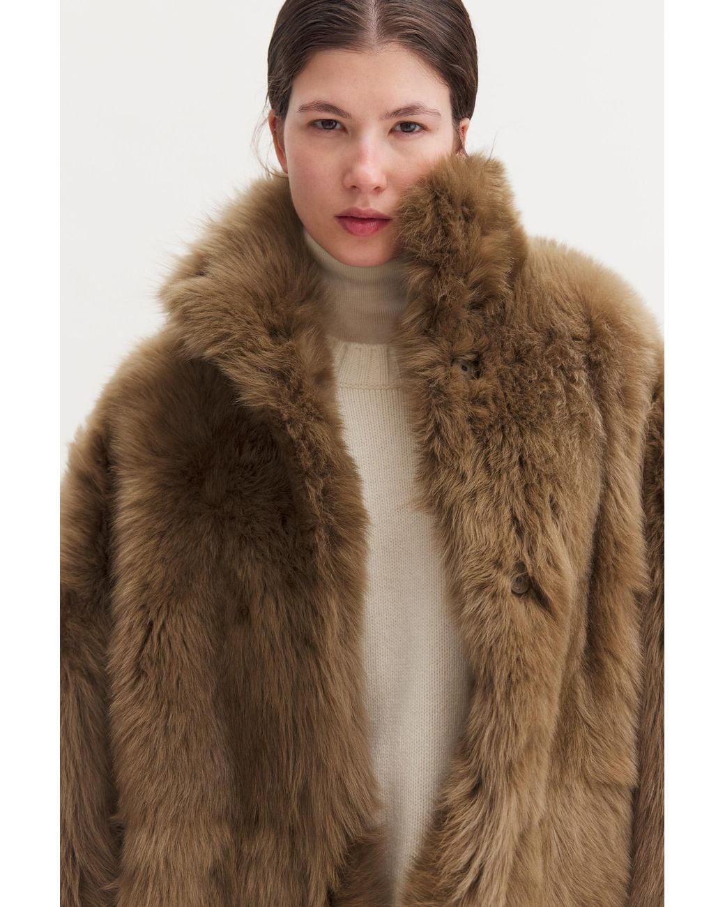 Filippa K Multicolor Shearling Coat