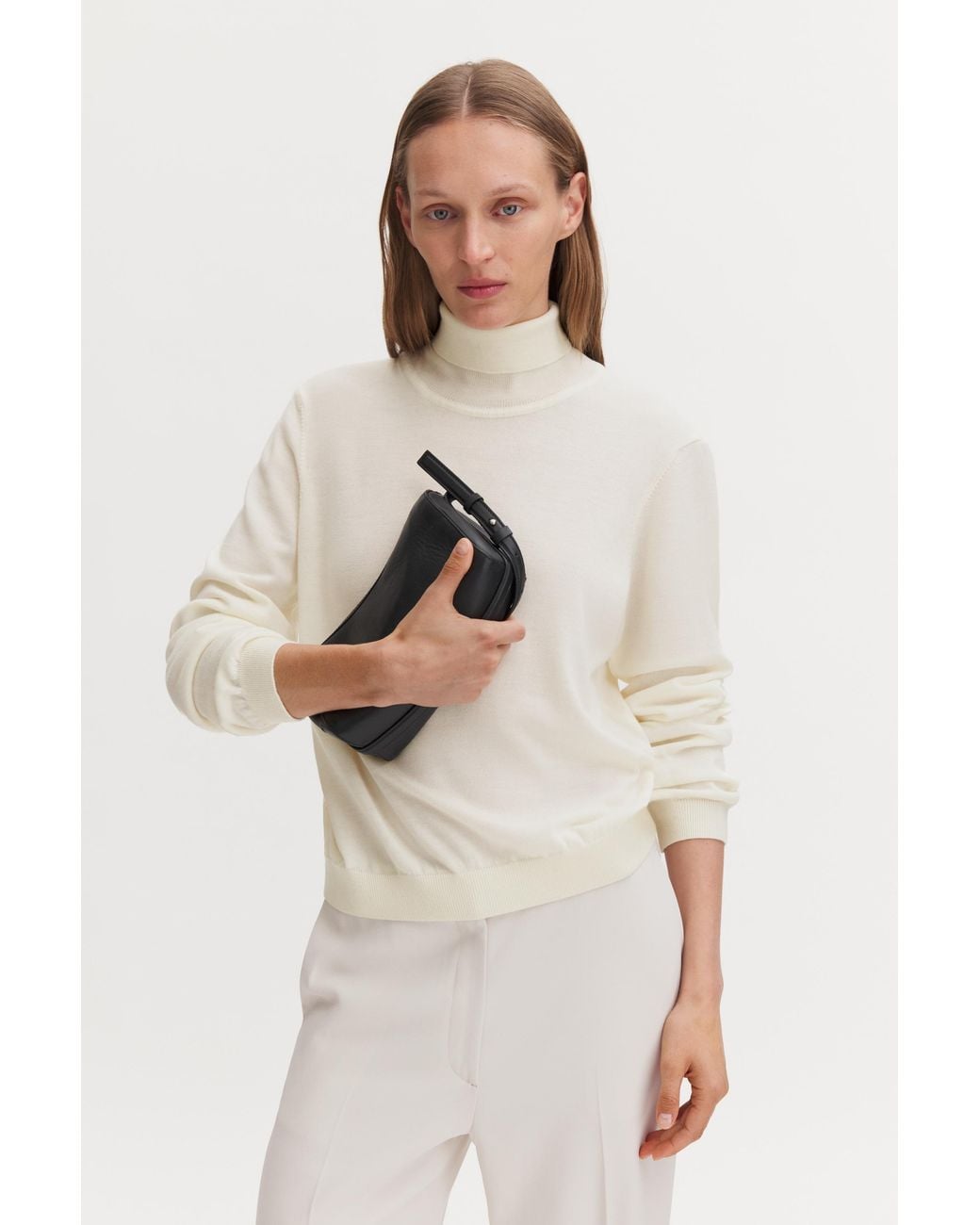 Filippa K Natural Merino Turtleneck Sweater