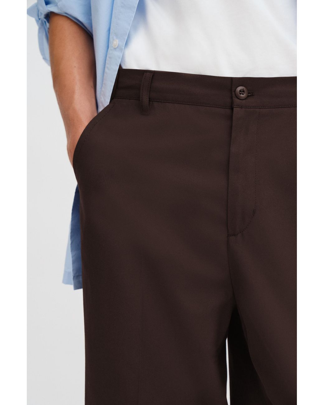 Filippa K White Reeve Tailored Trousers for men
