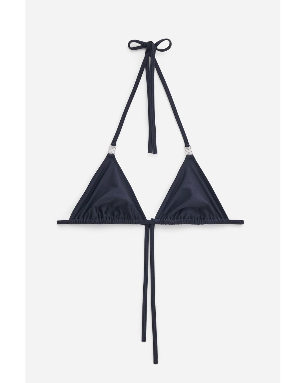 Filippa K White Triangle Bikini Top