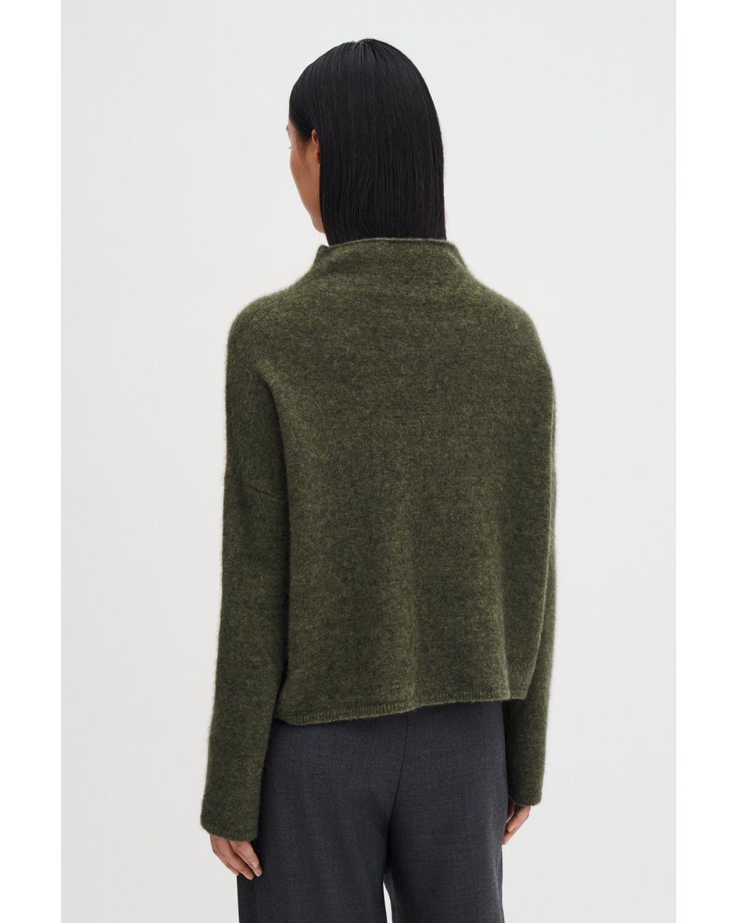 Filippa K Green Mika Yak Funnelneck Sweater