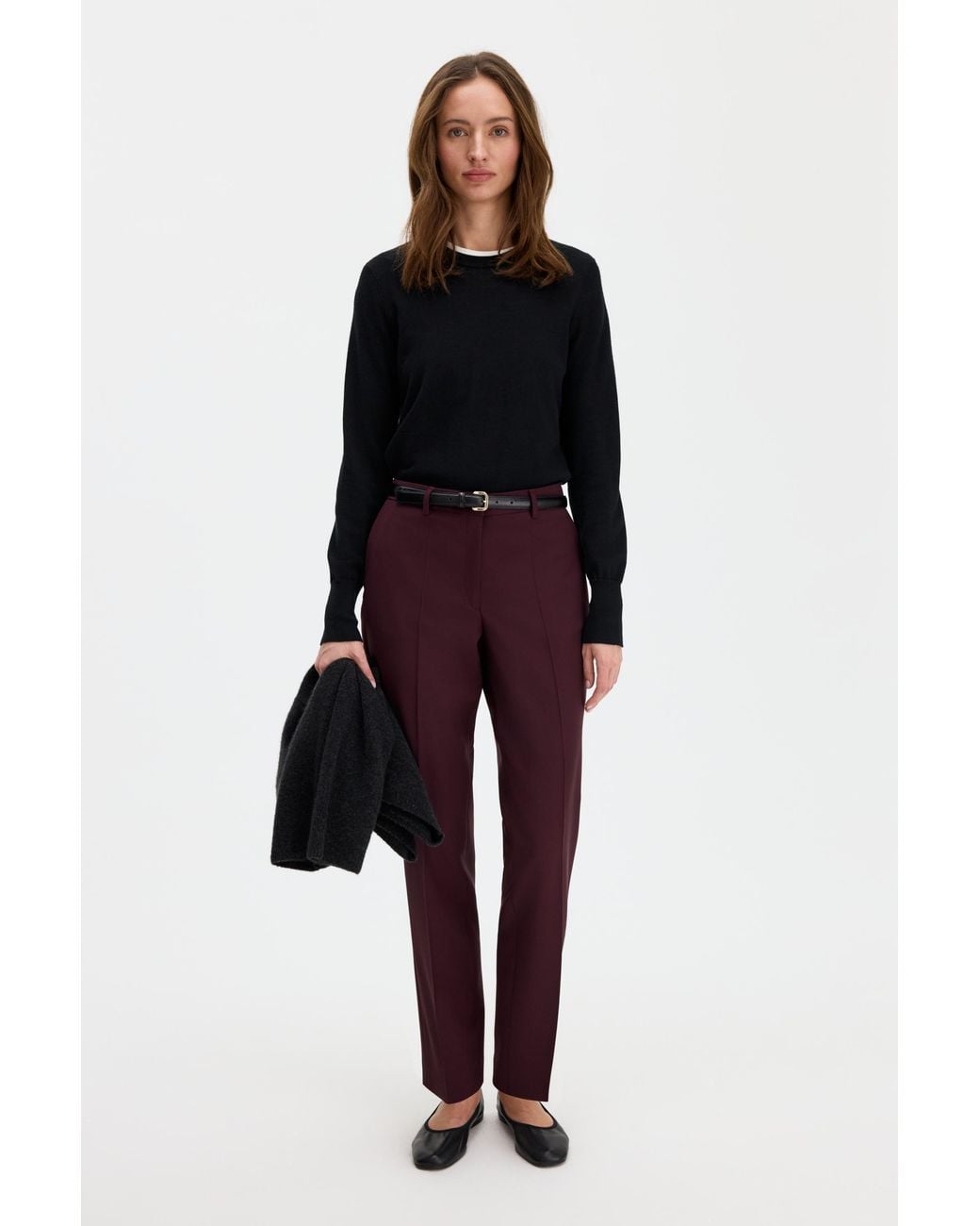 Filippa K Blue Merino R-Neck Sweater