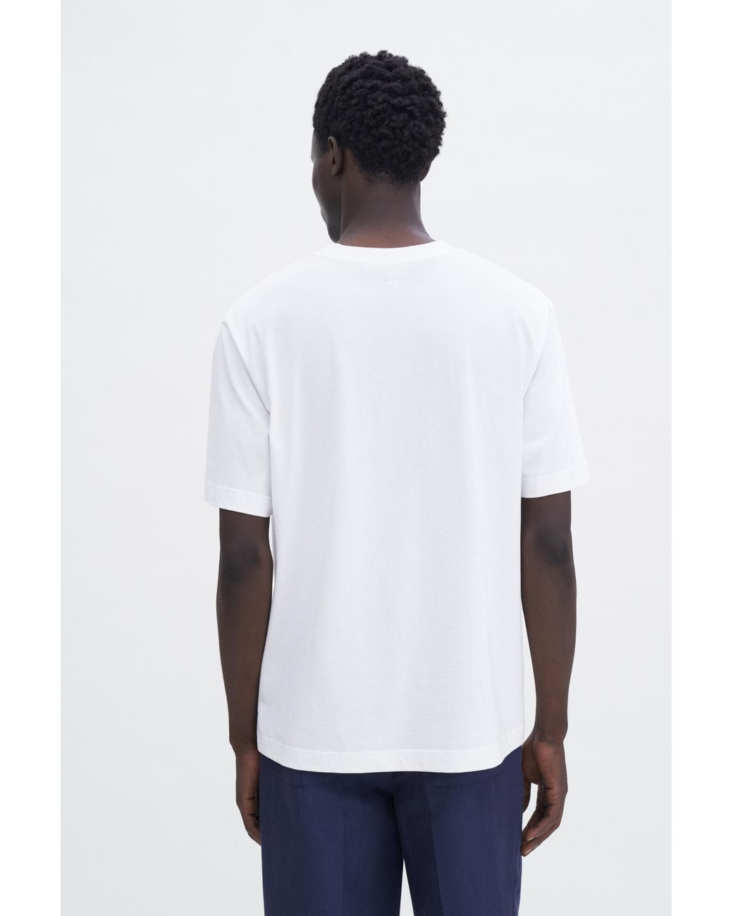 Filippa K White Regenerative Cotton Tee for men