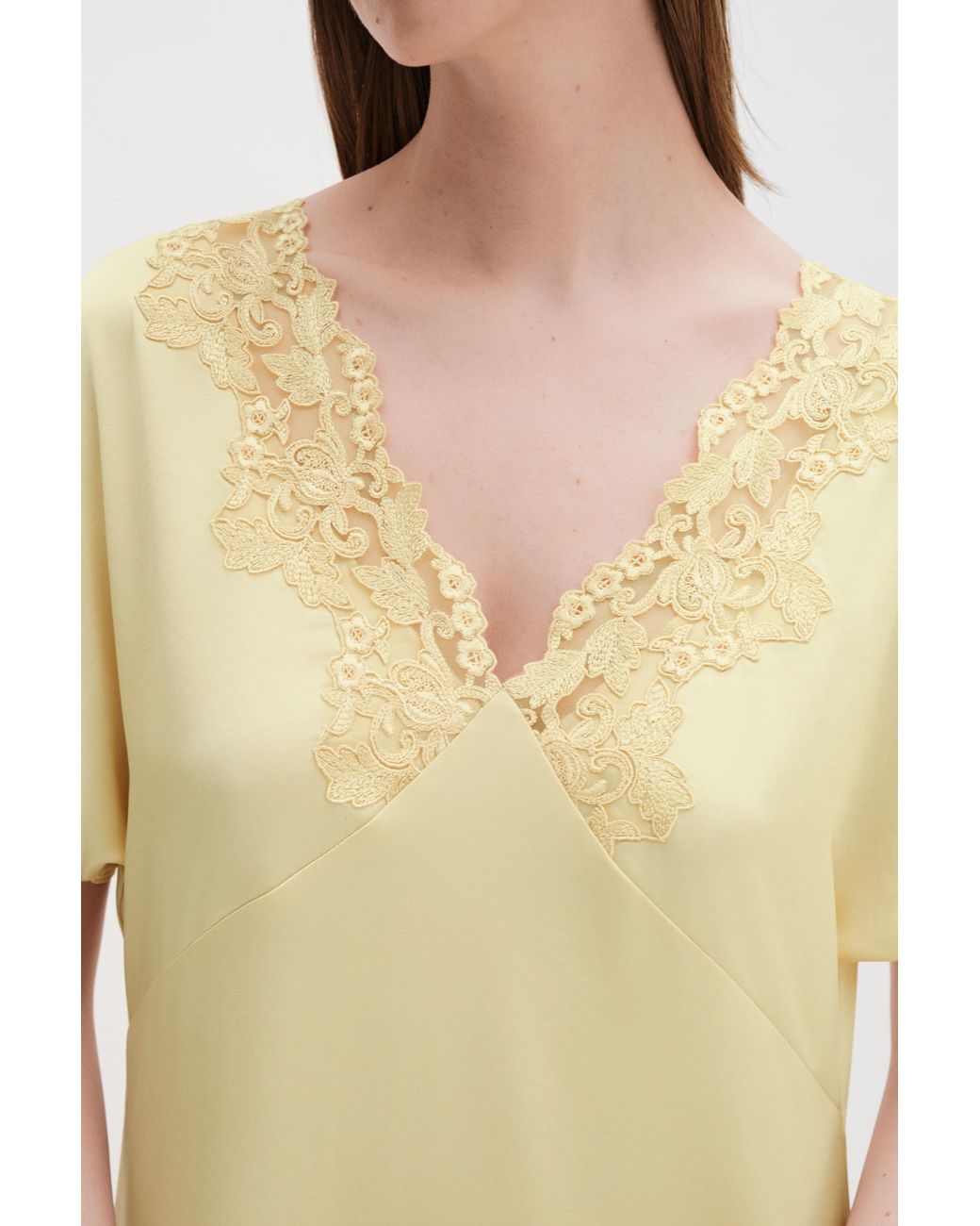 Filippa K Natural Lace Detail Dress