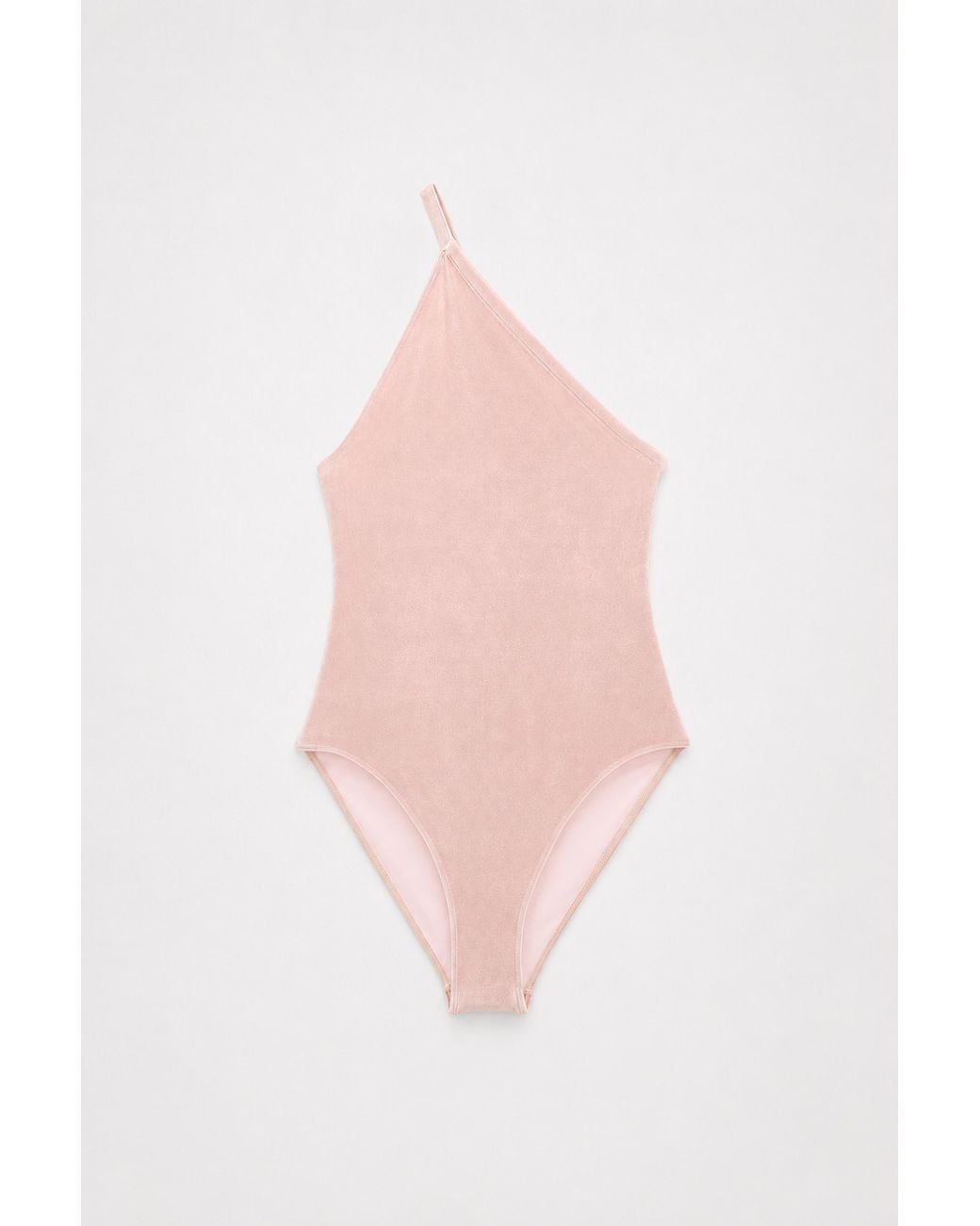 Filippa K White Asymmetric Swimsuit