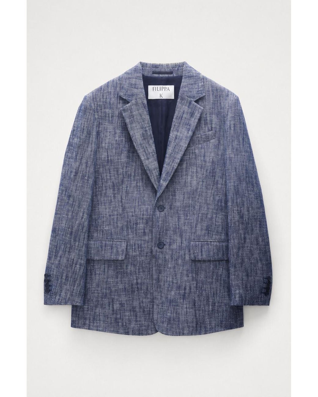 Filippa K Blue Davina Textured Blazer