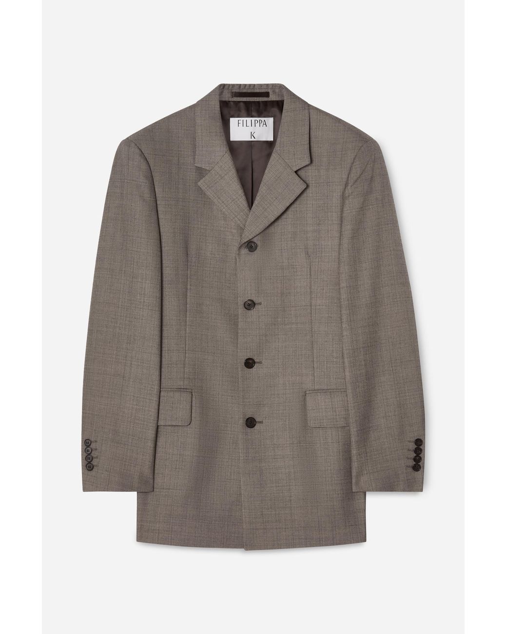 Filippa K Gray Wool Blend Blazer