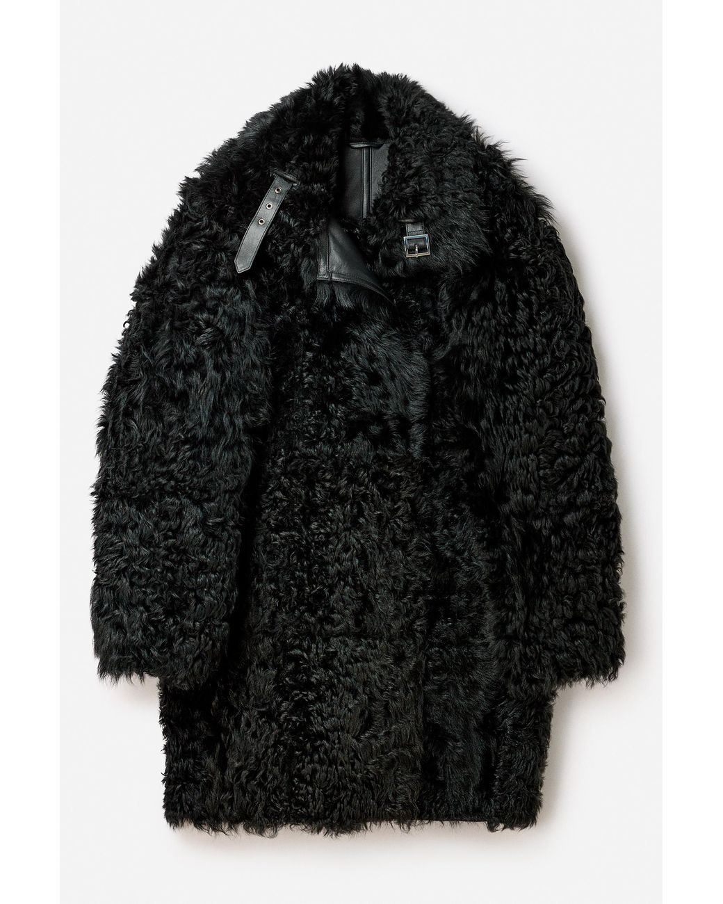 Filippa K Black Reversible Shearling Coat