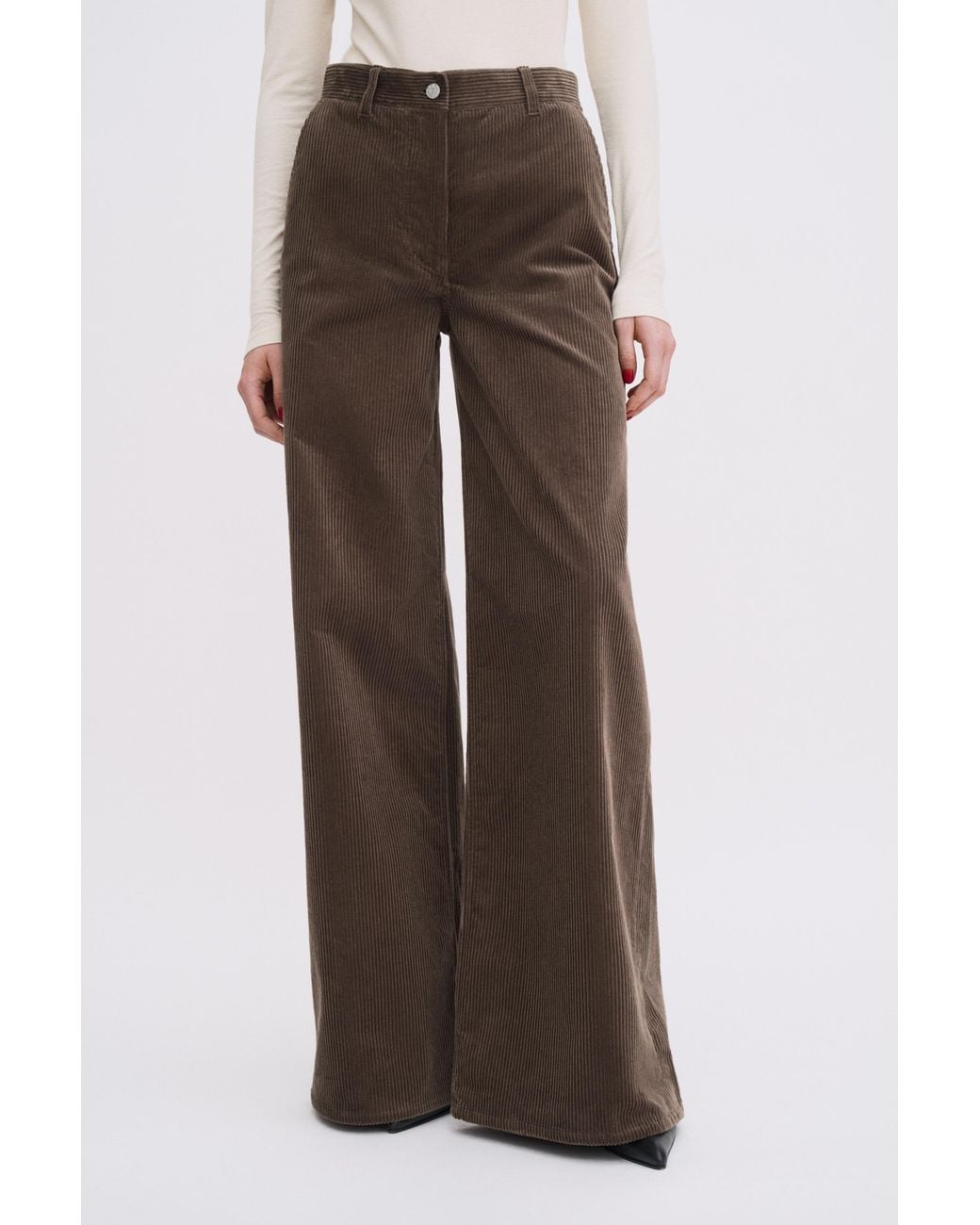 Filippa K Multicolor Wide Leg Corduroy Trousers