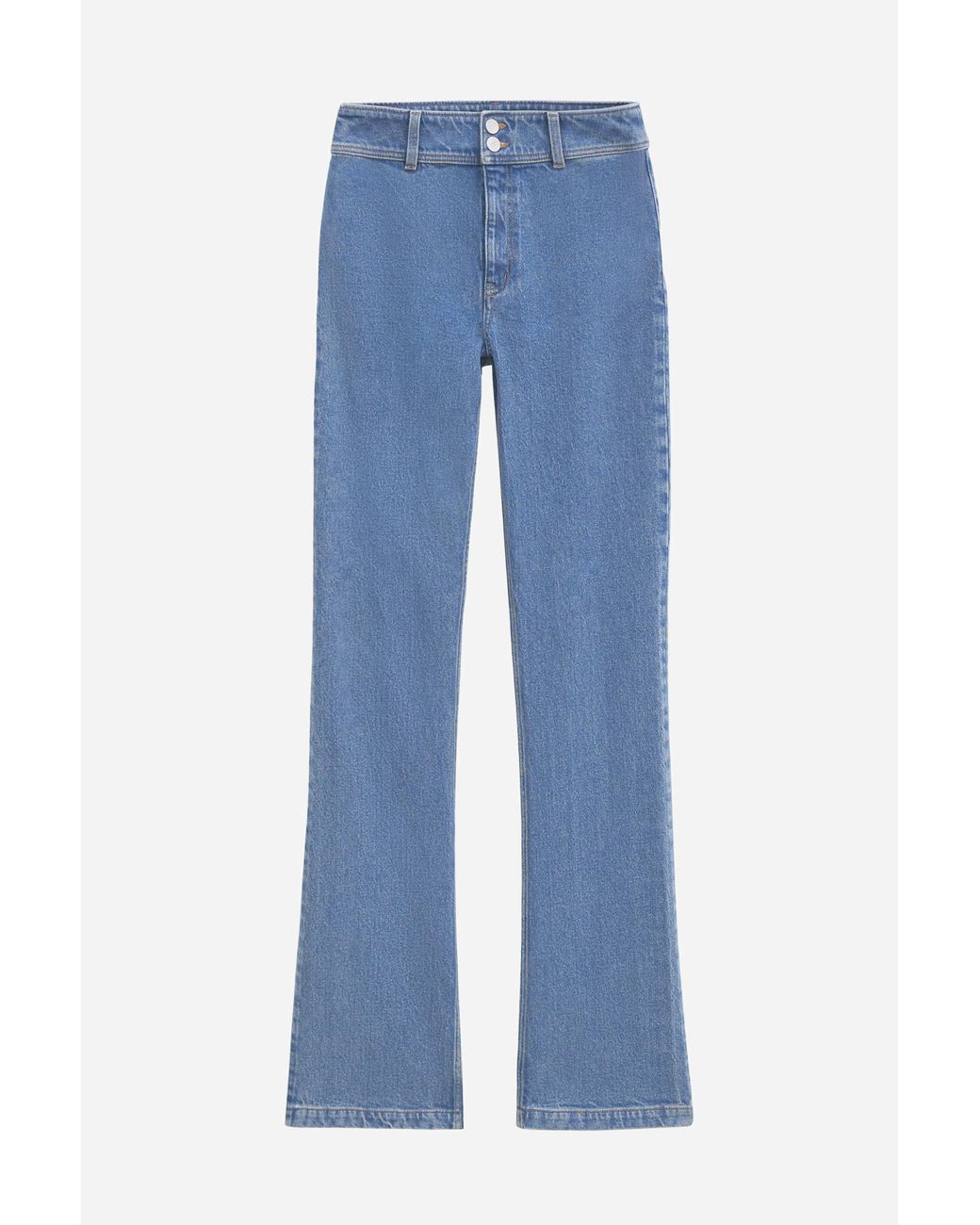 Filippa K Blue 90S Stacked Bootcut Jeans