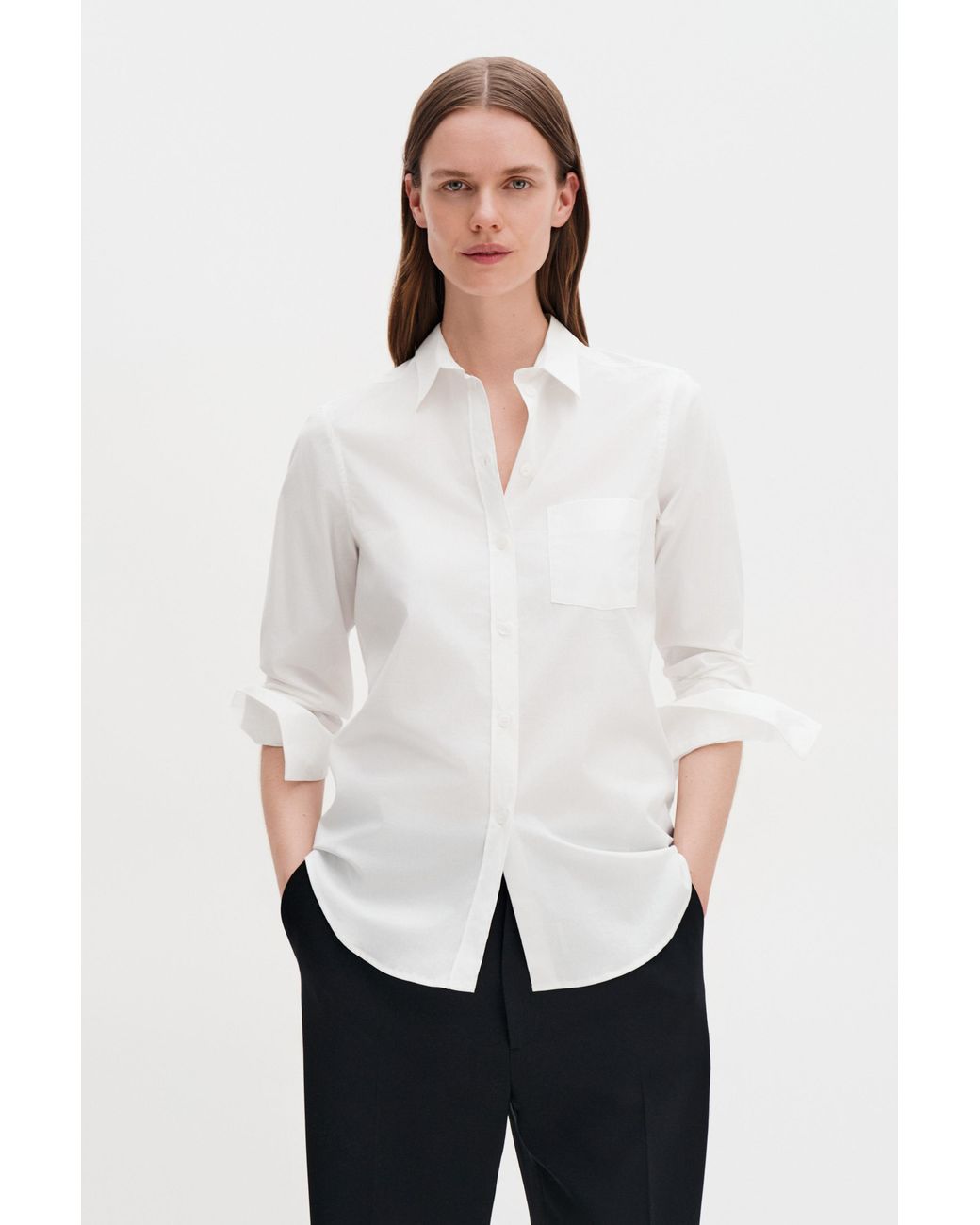 Filippa K White Classic Stretch Shirt