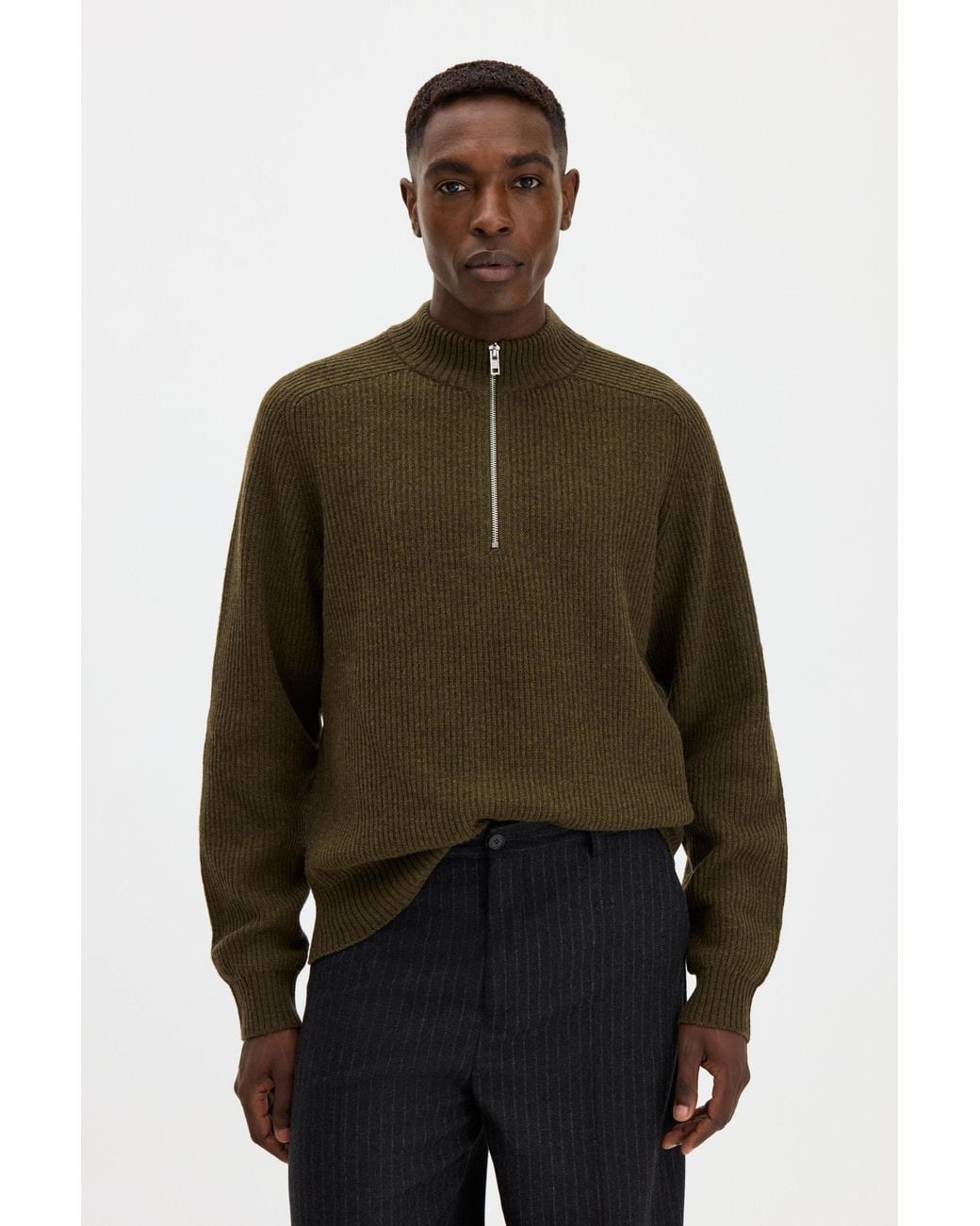 Filippa K Multicolor Wool Half Zip Sweater for men