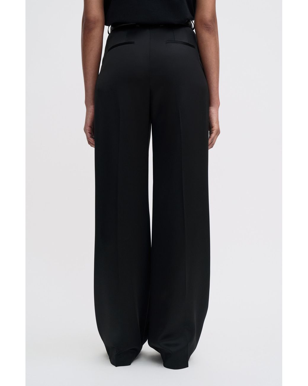 Filippa K Blue Darcey Satin Trousers