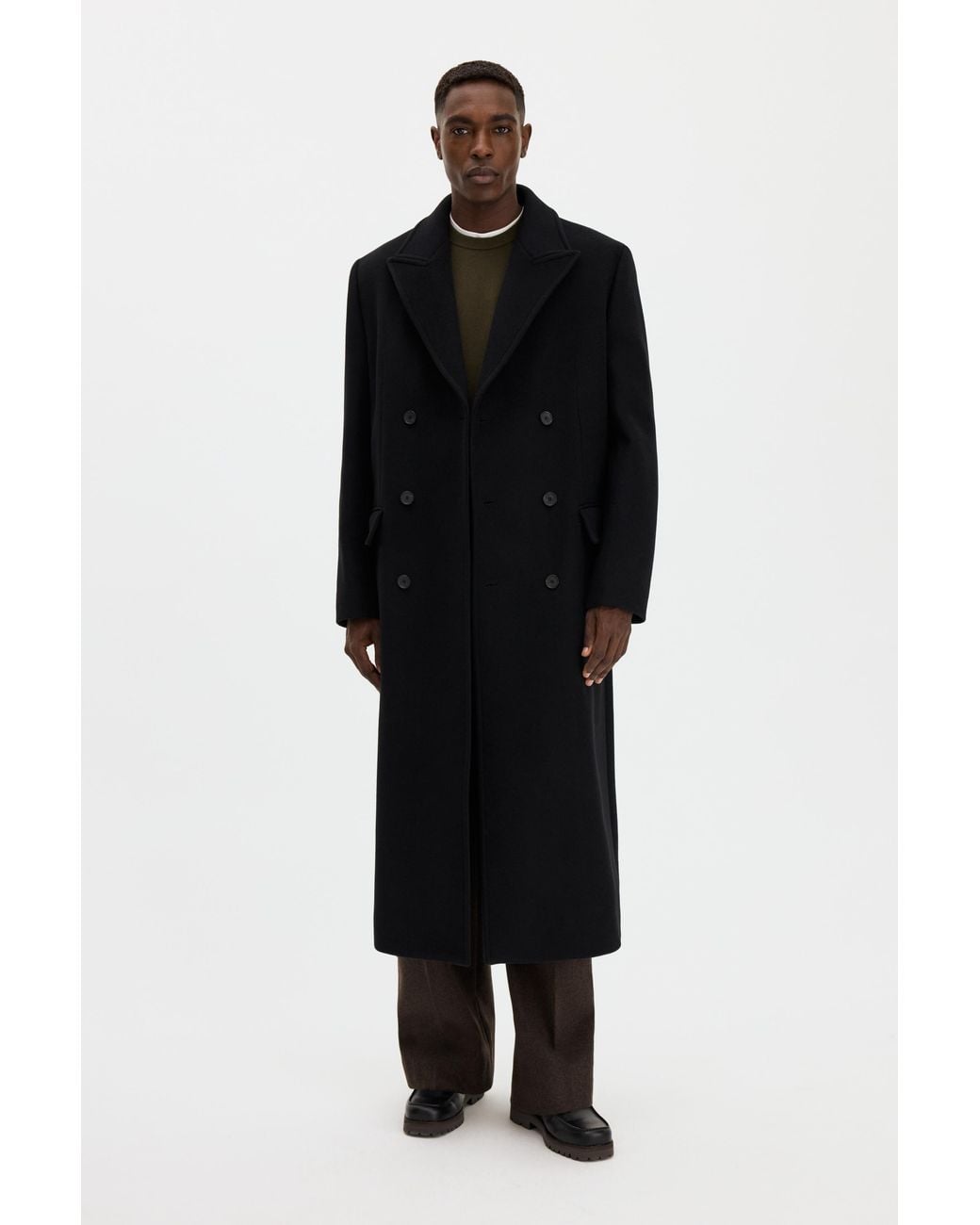 Filippa K Blue Damian Wool Coat for men