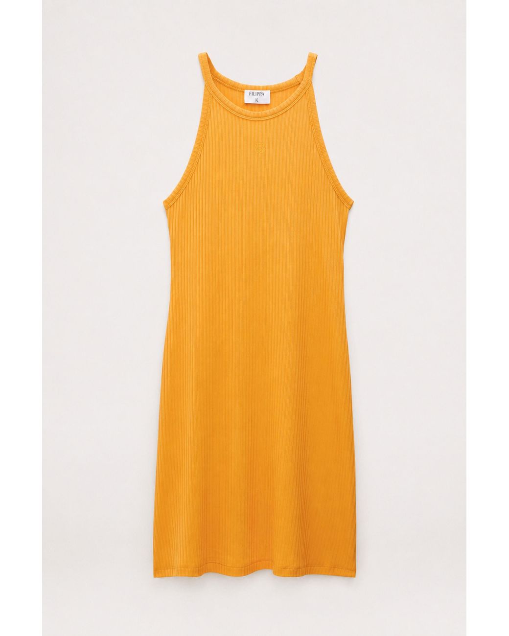 Filippa K Orange High Neck Tank Dress