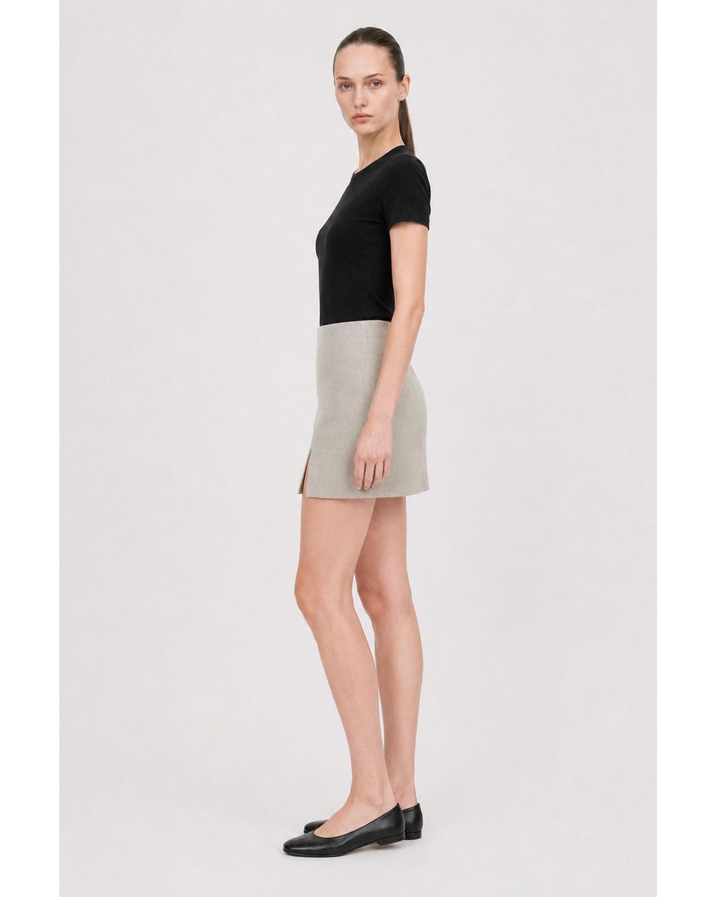 Filippa K White Tailored Mini Skirt