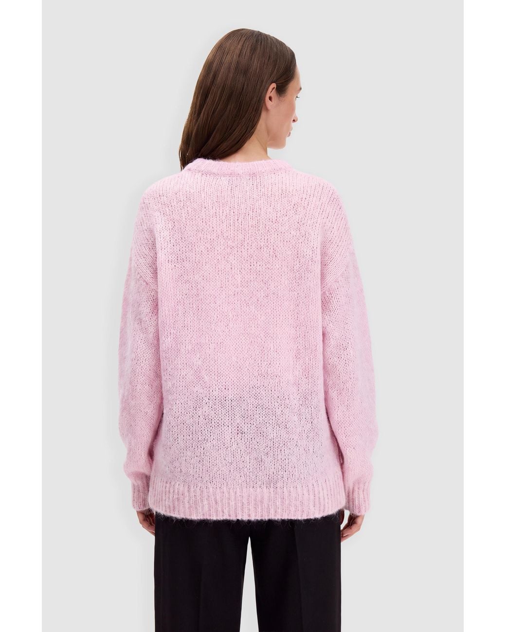 Filippa K Pink Hairy Alpaca Sweater