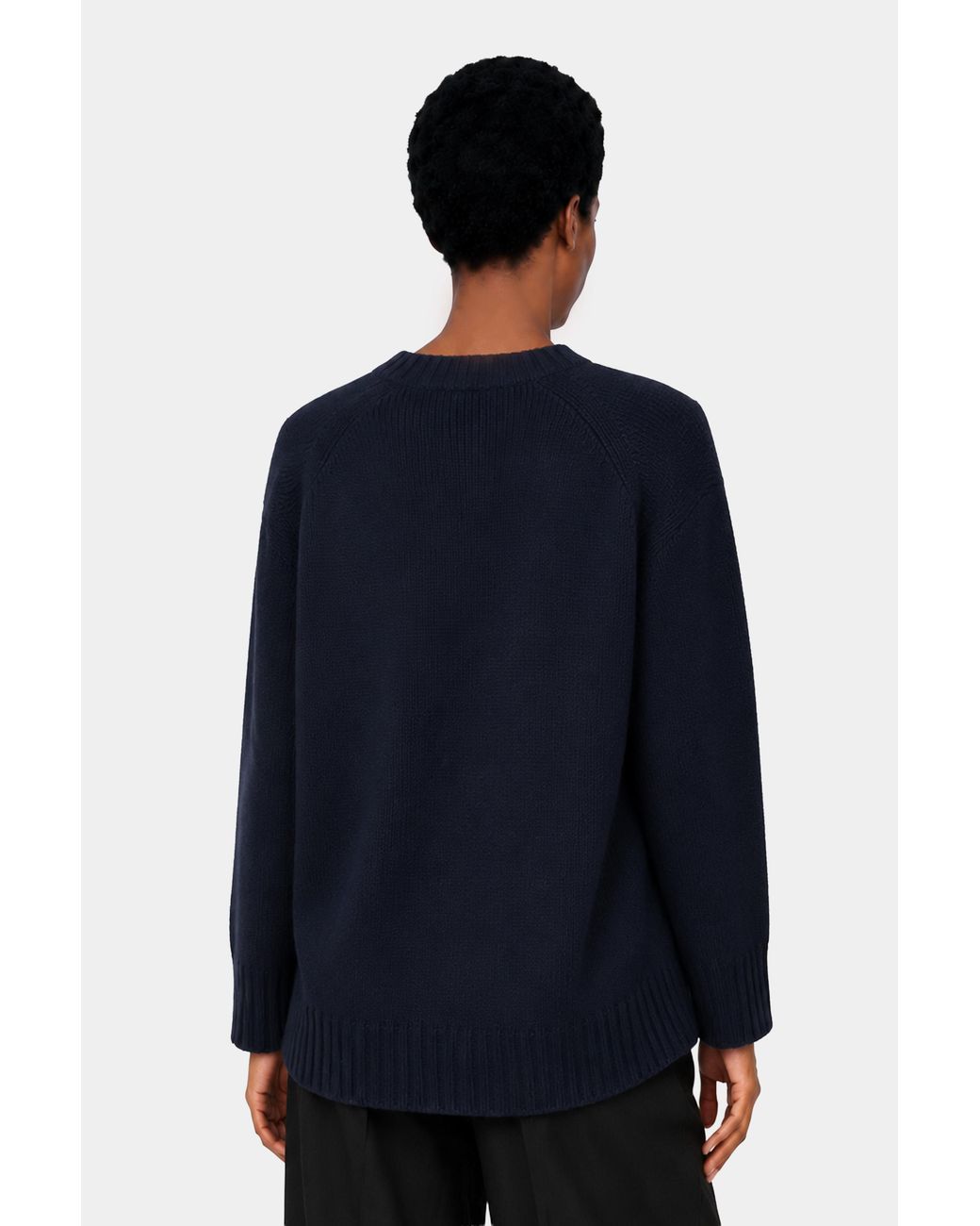 Filippa K Blue Cashmere Crewneck Sweater