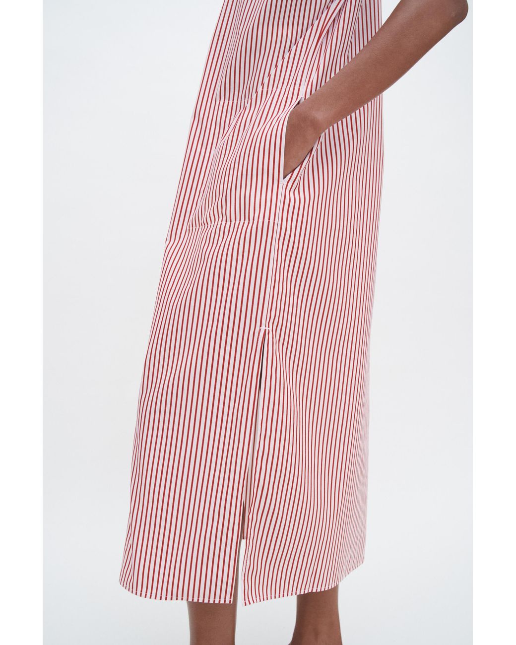 Filippa K Pink Cotton Poplin Shirt Dress