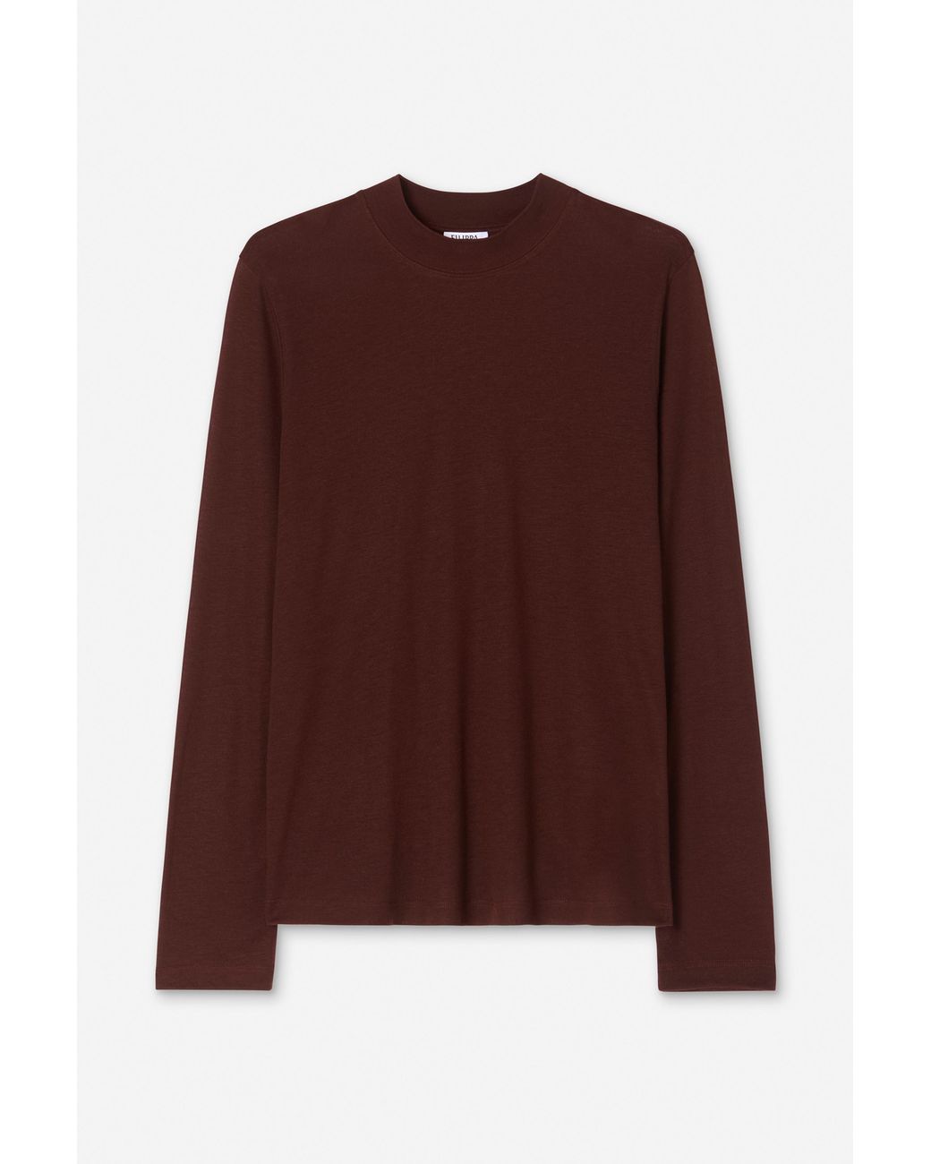 Filippa K Purple Lyocell Cashmere Mock Neck Top