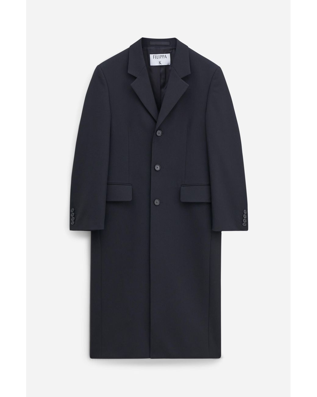Filippa K Blue Tailored Blazer Coat