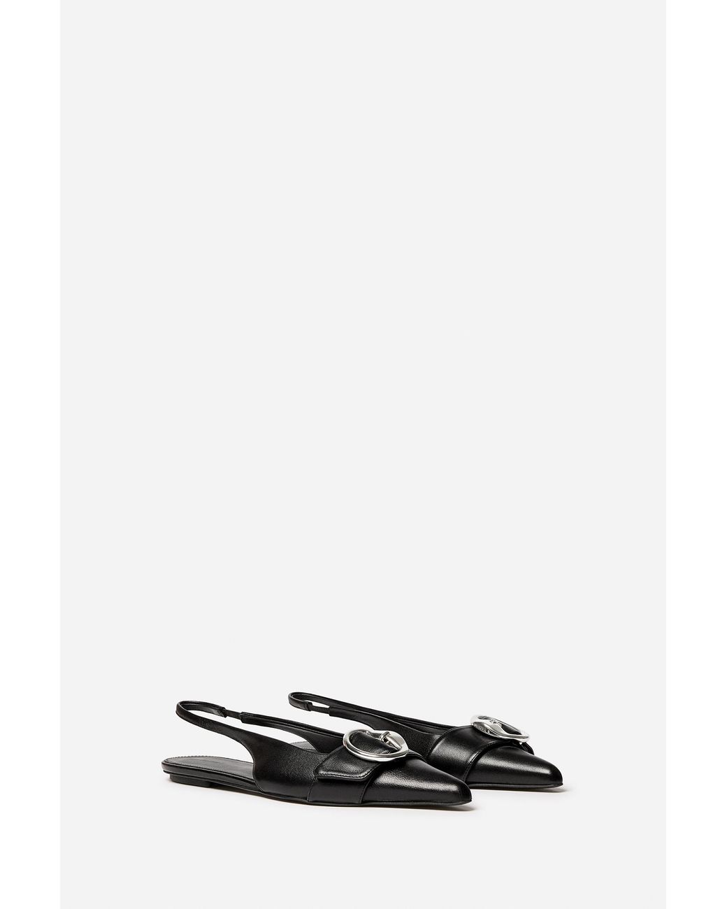 Filippa K White Sling Back Flats
