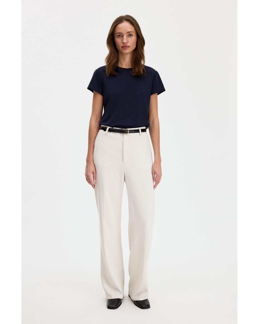 Filippa K Blue Soft Cotton Tee
