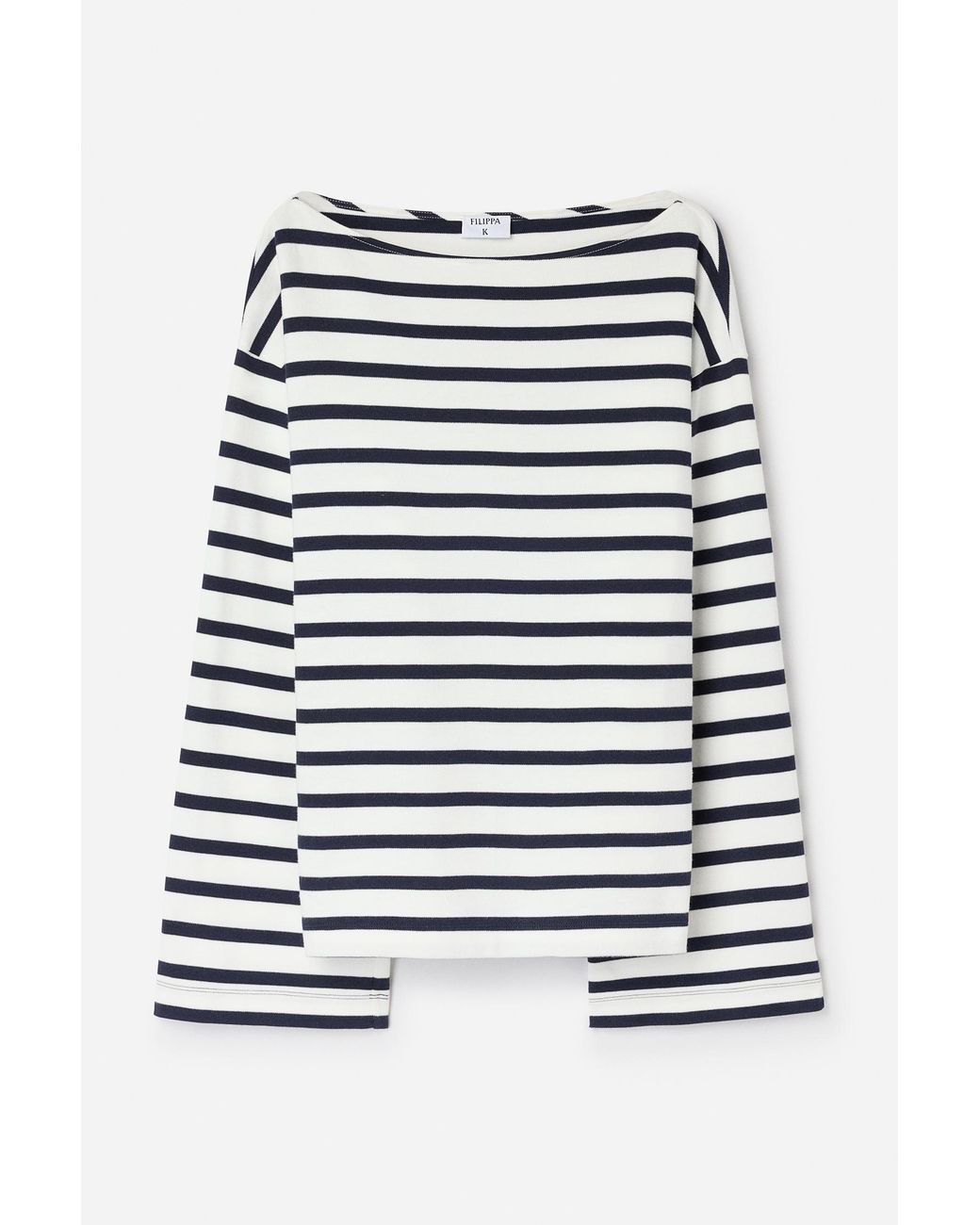 Filippa K Blue Cotton Mariner Top