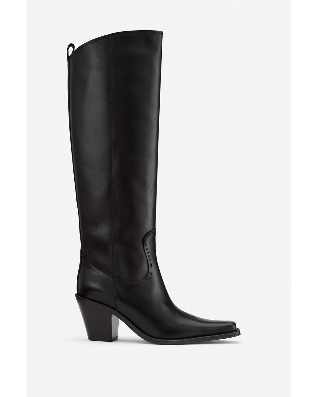 Filippa K Black Cowboy Leather Boots