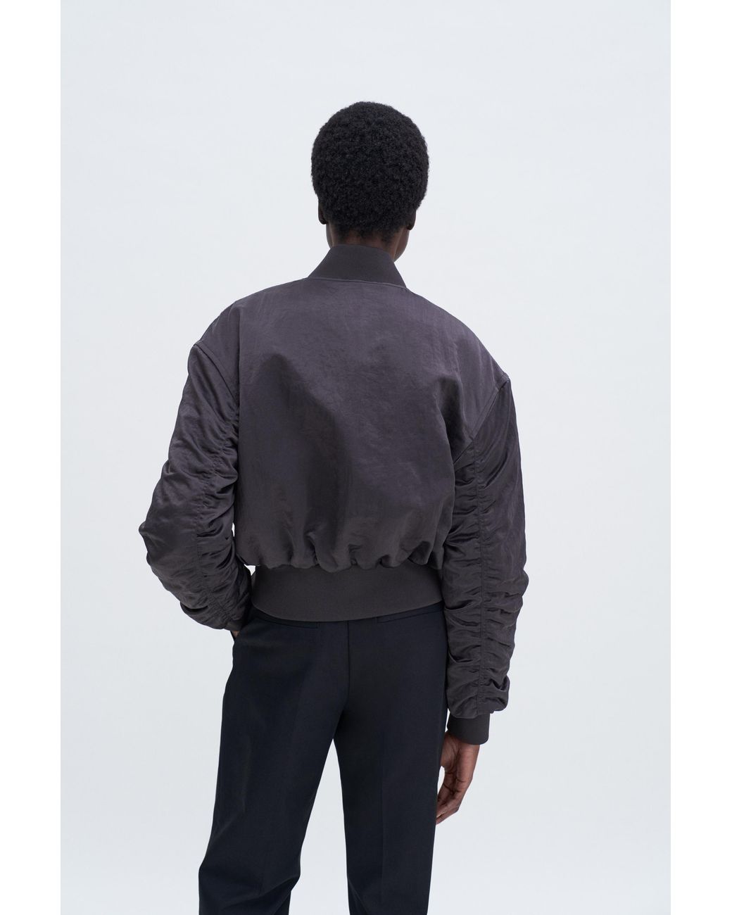 Filippa K Blue Nylon Zip Jacket