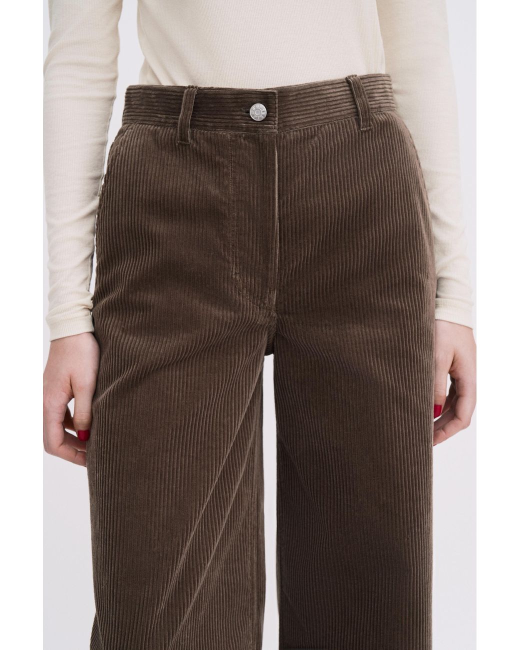 Filippa K Multicolor Wide Leg Corduroy Trousers