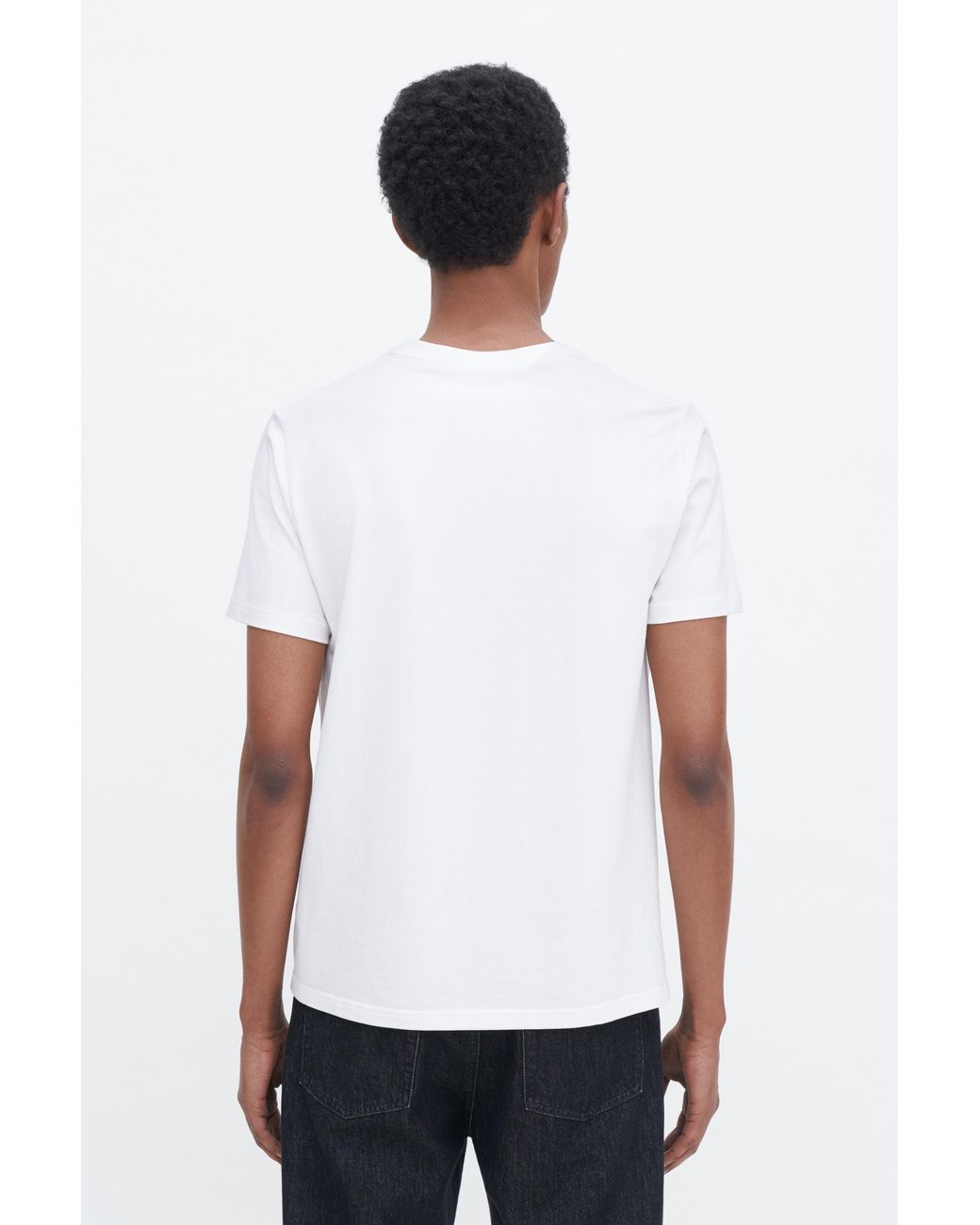 Filippa K White Stretch Cotton Tee for men