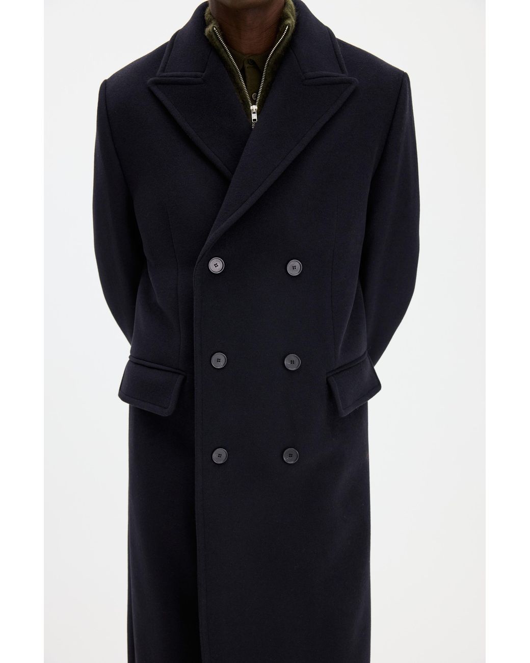 Filippa K Blue Damian Wool Coat for men