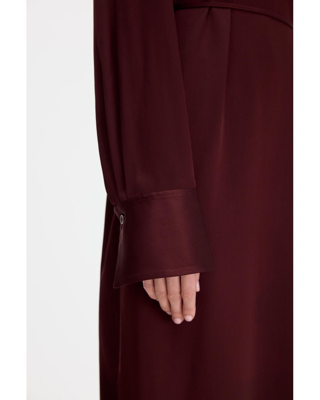 Filippa K Red Half Placket Dress