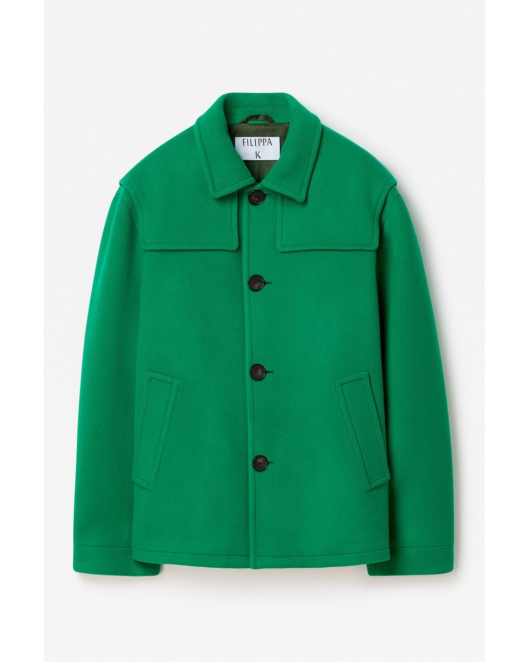 Filippa K Green Wool Donkey Jacket for men