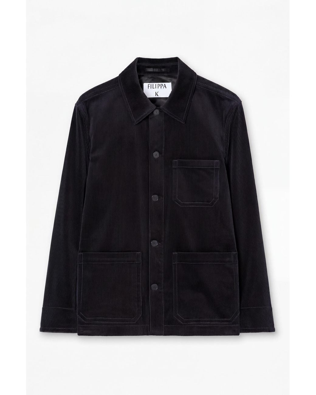 Filippa K Black Taylor Corduroy Jacket for men