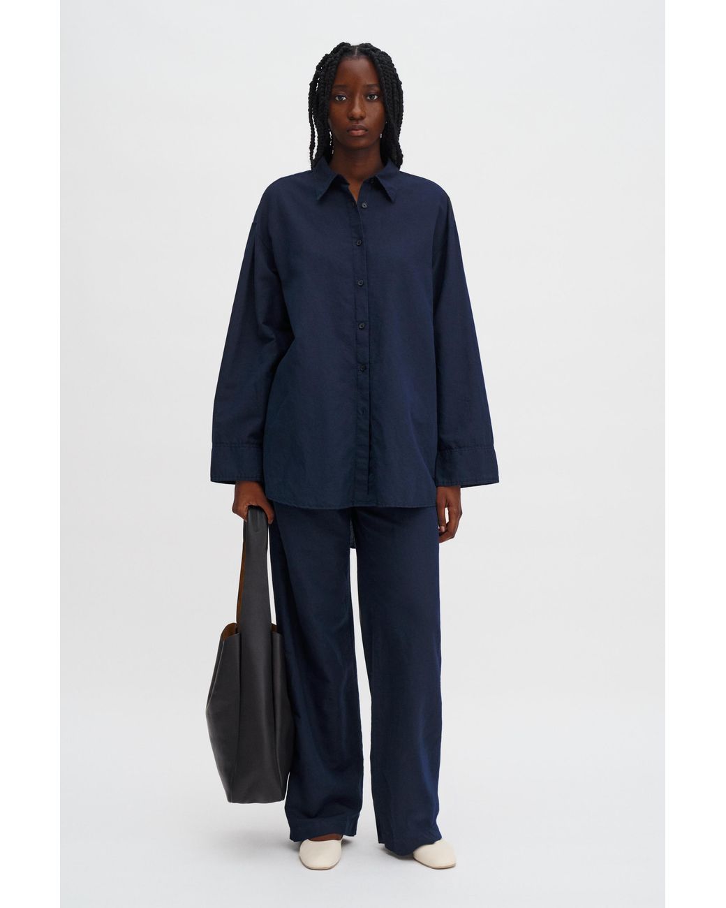 Filippa K Blue Sandie Linen Shirt