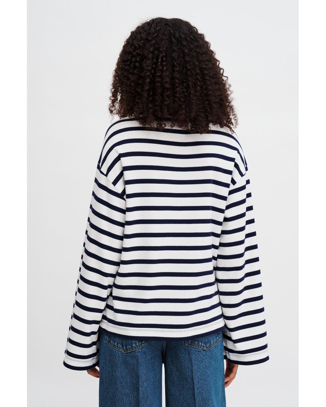 Filippa K Blue Cotton Mariner Top