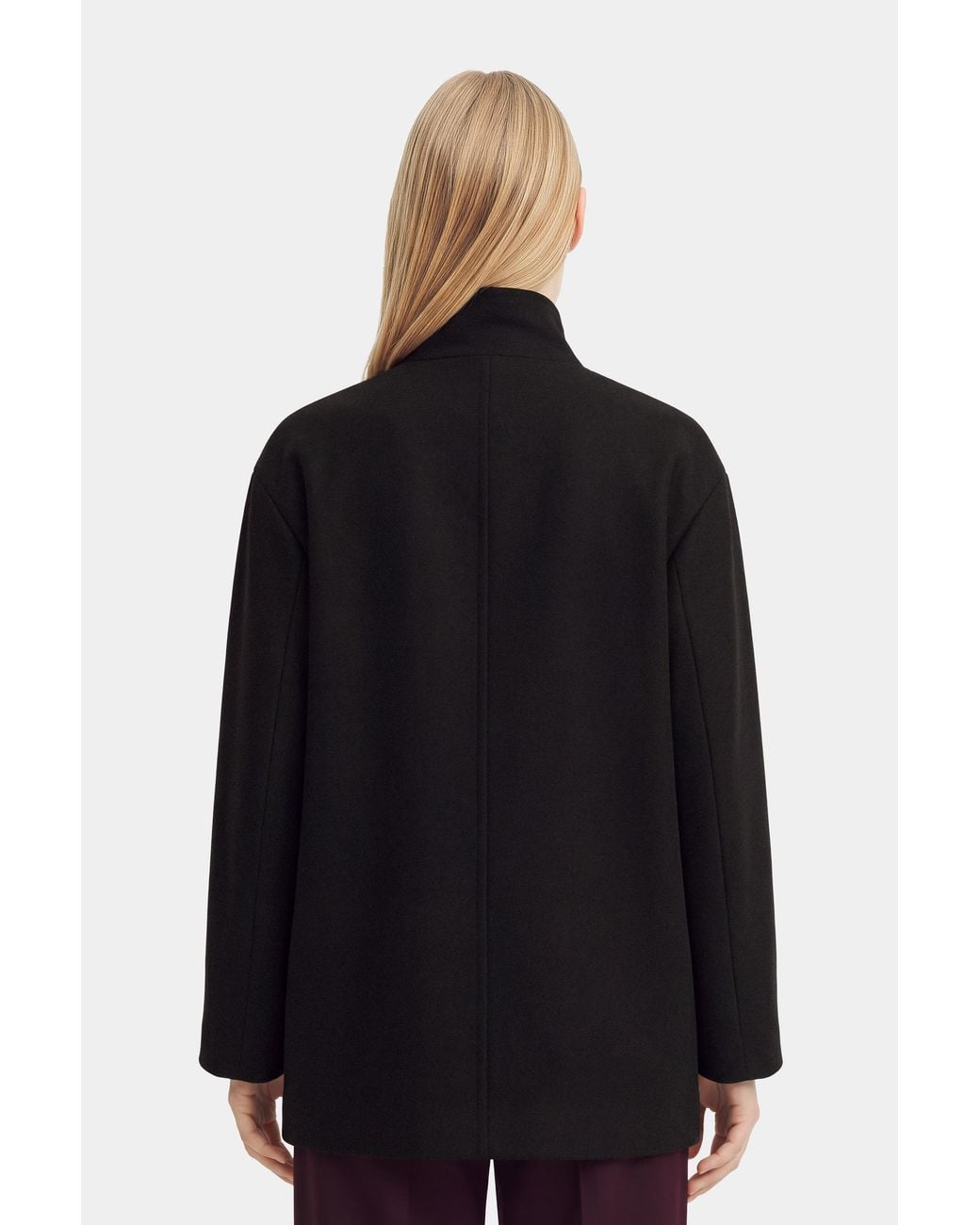 Filippa K Black Amelia Doublé Peacoat