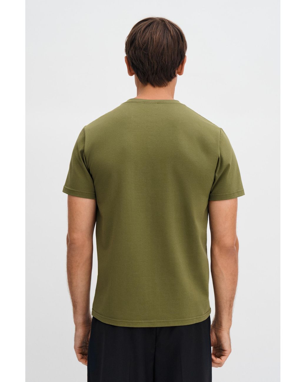 Filippa K Green Stretch Cotton Tee for men