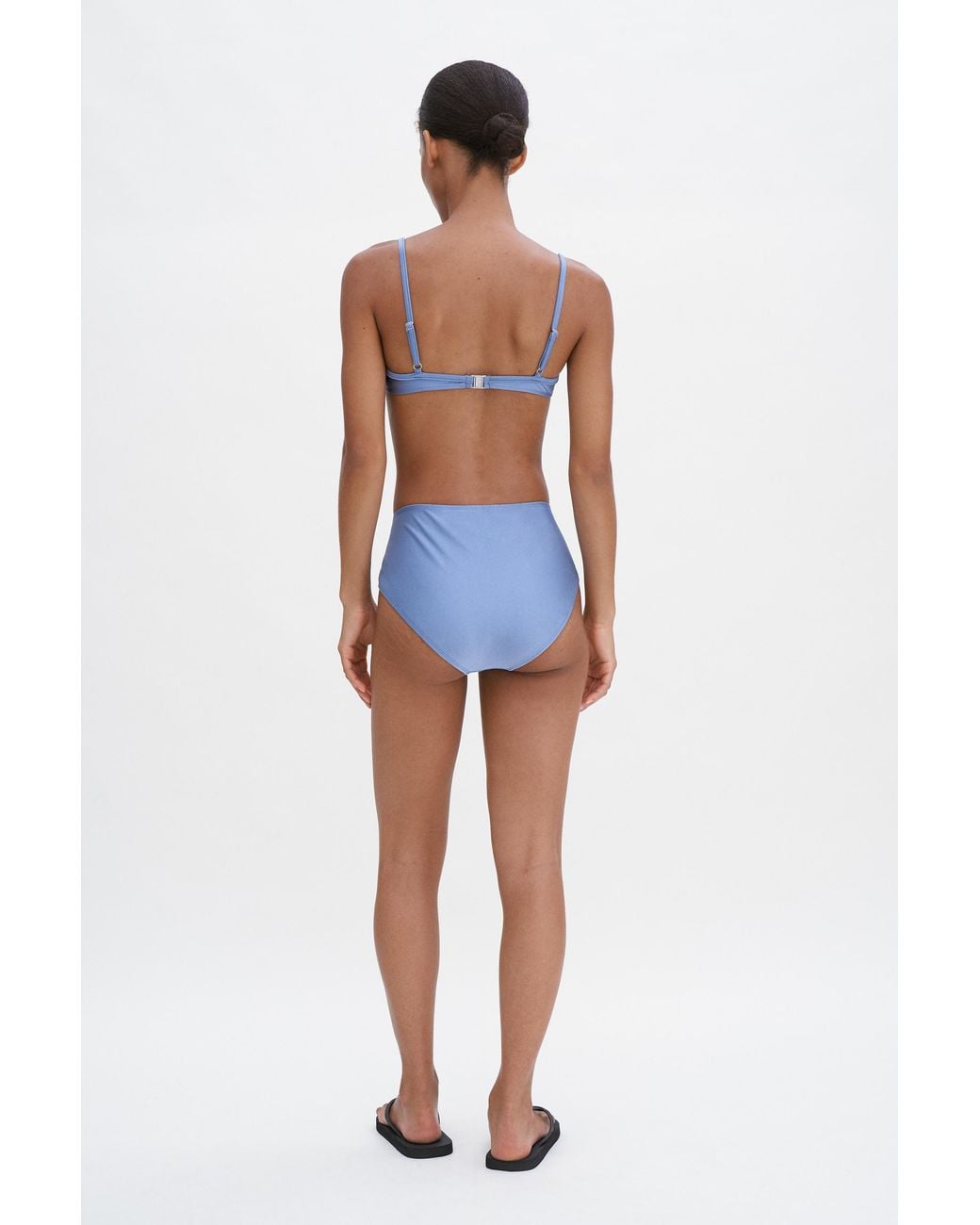 Filippa K Blue Underwire Bikini Top