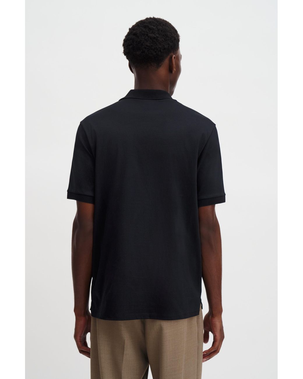 Filippa K Blue Technical Cotton Polo Shirt for men