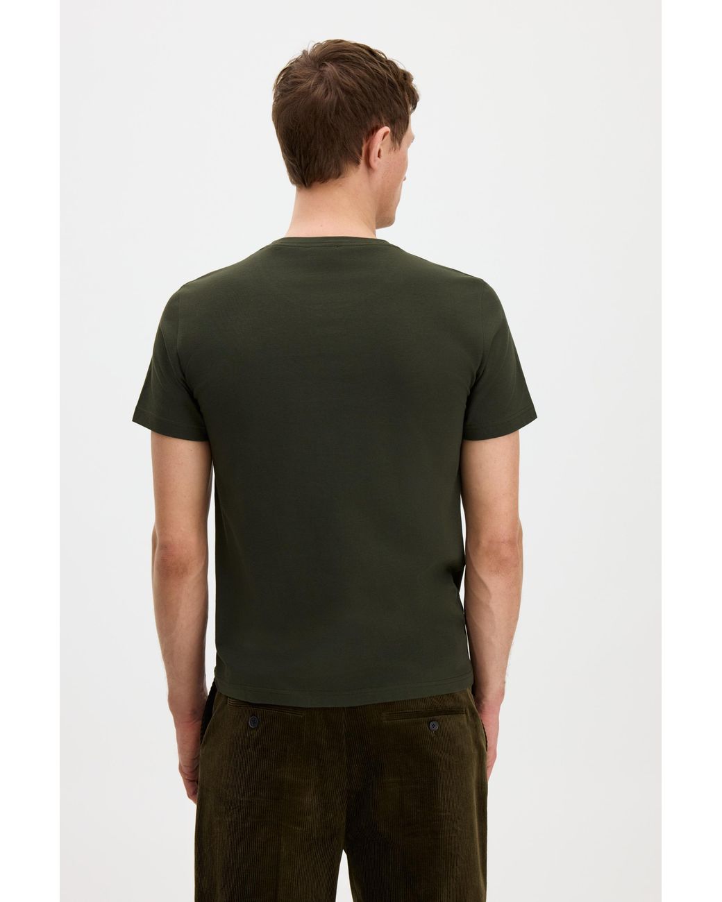 Filippa K Green Stretch Cotton Tee for men