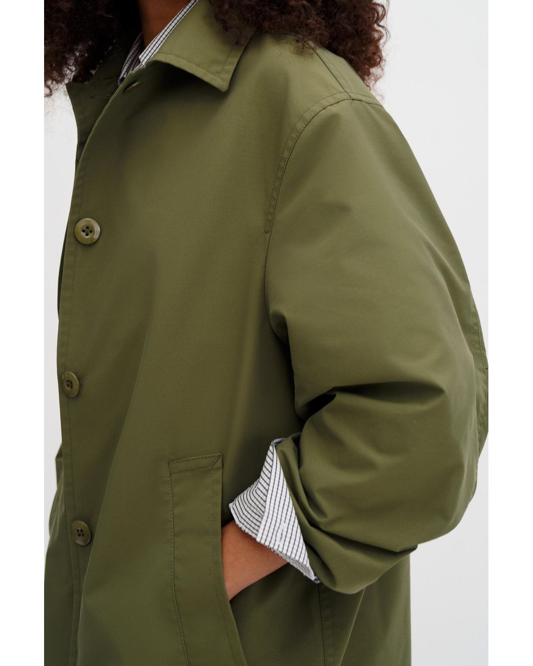 Filippa K Green Cassie Car Coat