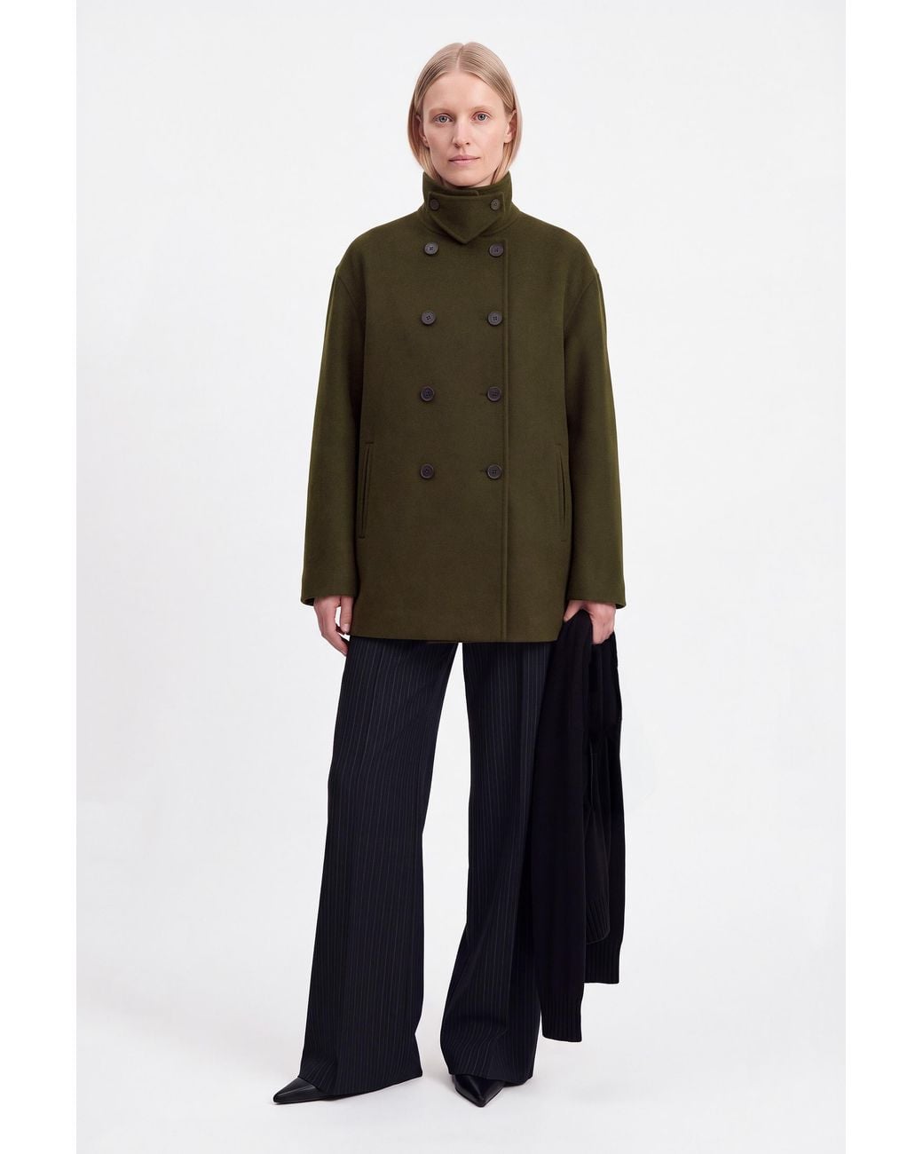 Filippa K Black Amelia Doublé Peacoat