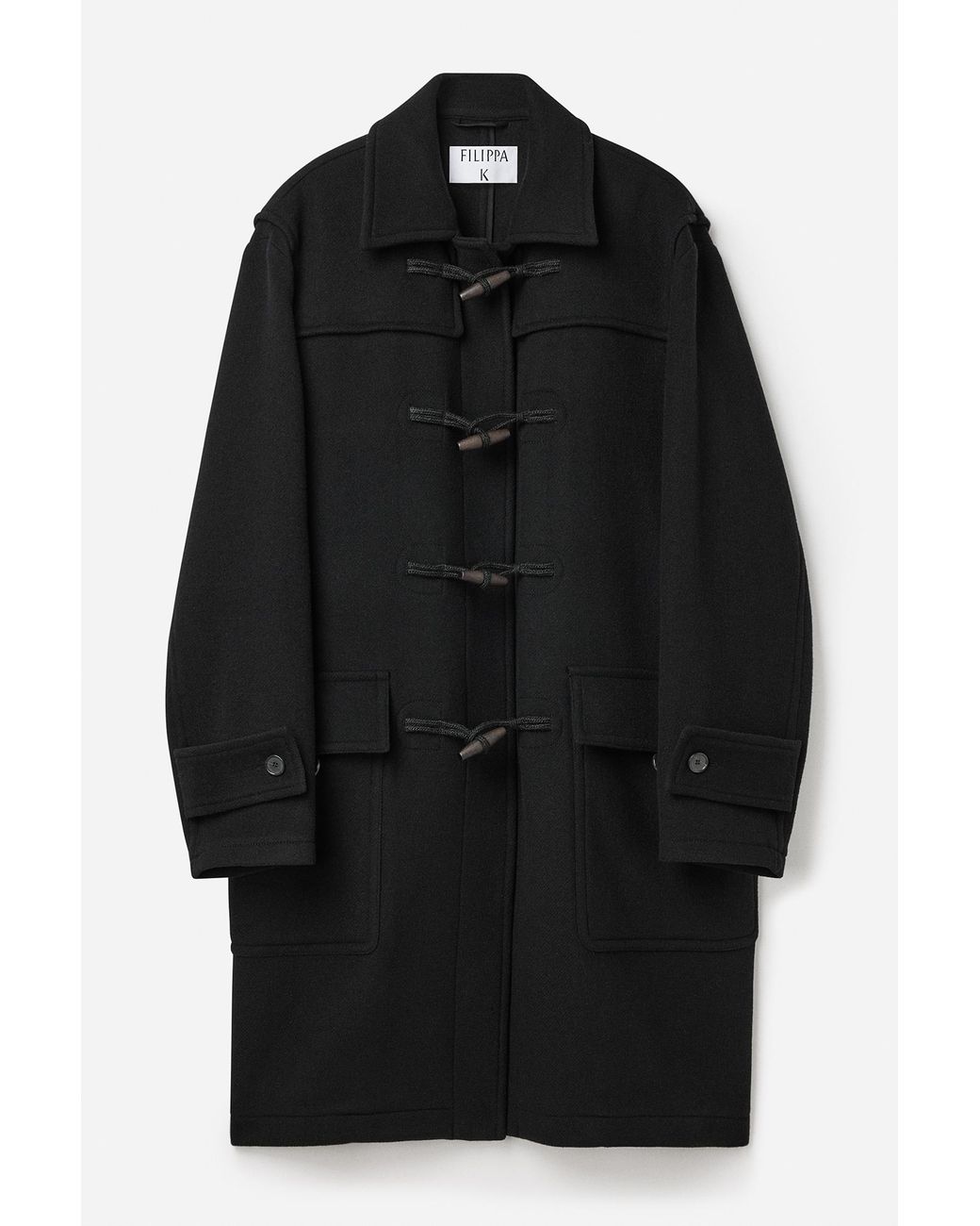 Filippa K Blue Monty Duffle Coat for men