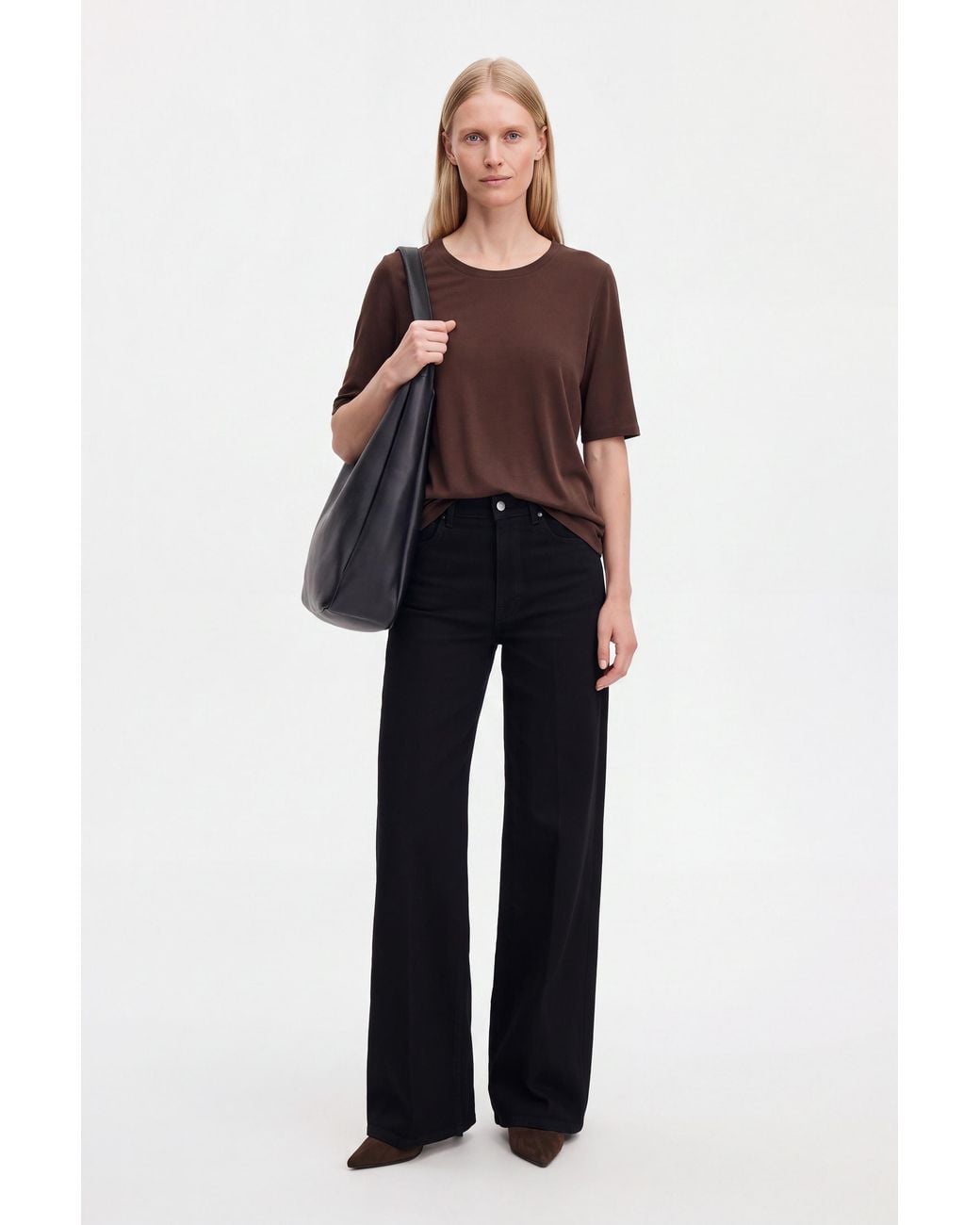 Filippa K Brown Elena Tee
