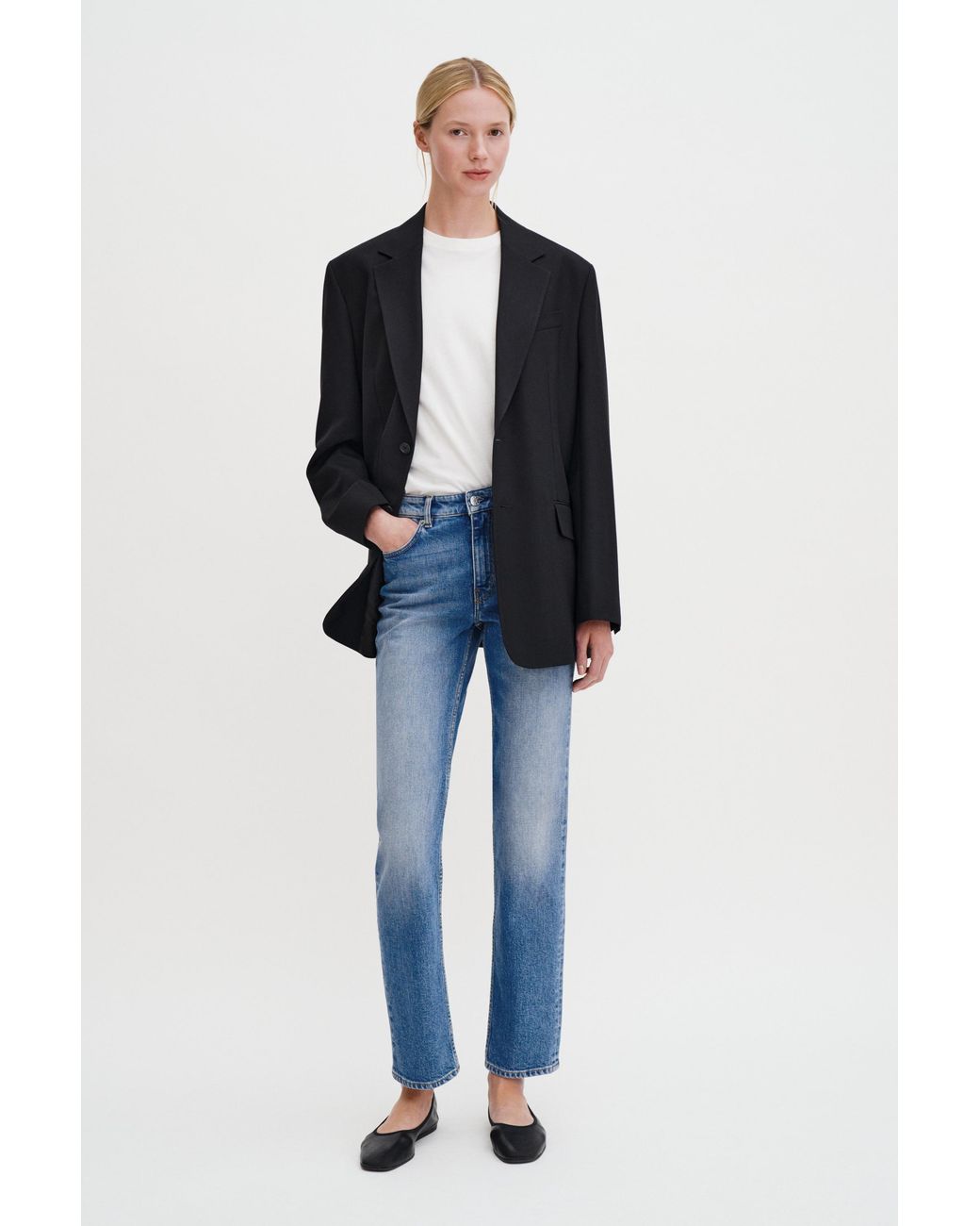 Filippa K Blue Stella Jeans Cropped