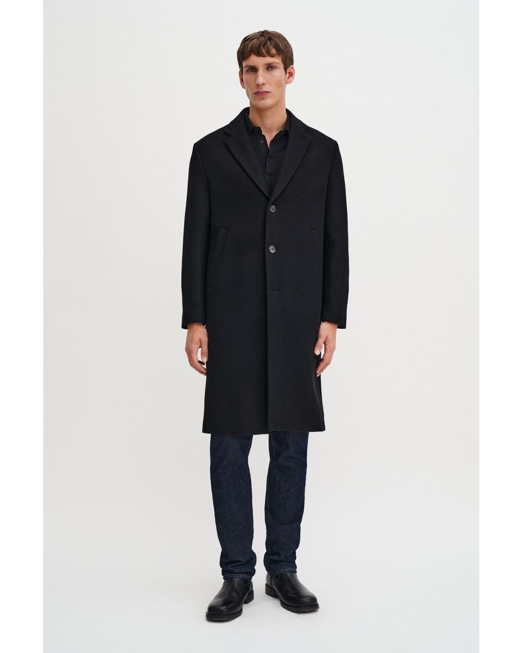 Filippa K Black London Coat for men
